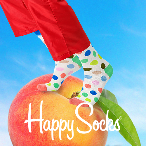 Happy Socks: 20% korting + gratis verzending
