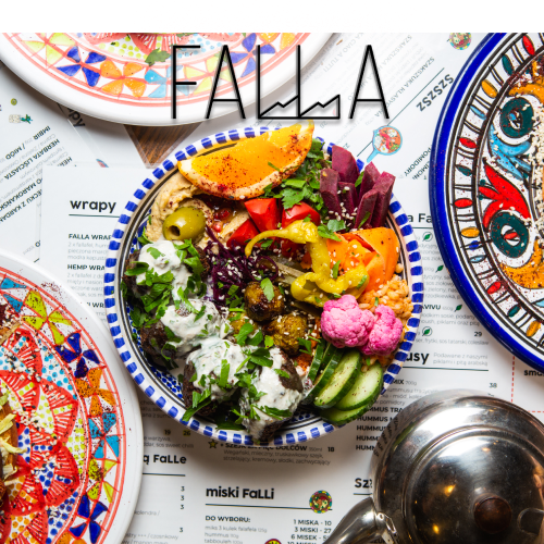 Taste vegan deliciousnesses with 10 PLN discount to Falla at Pyszne.pl