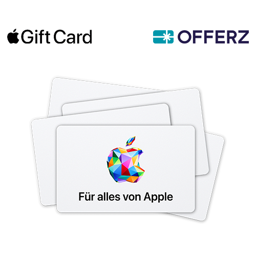 Apple Gift Card CHF 100 kaufen + 10 CHF auf offerz.ch geschenkt erhalten